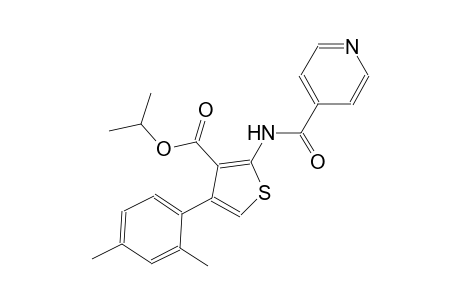 isopropyl 4-(2,4-dimethylphenyl)-2-(isonicotinoylamino)-3-thiophenecarboxylate