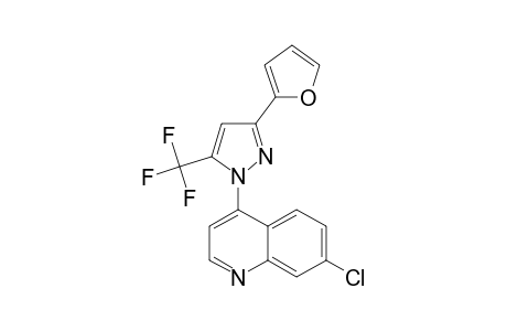 4-[3-(2-FURYL)-5,5,5-TRIFLUOROMETHYL-1H-PYRROL-1-YL]-7-CHLOROQUINOLINE