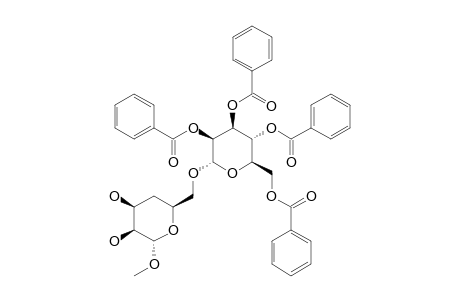 METHYL-(2,3,4,6-TETRA-O-BENZOYL-ALPHA-D-MANNOPYRANOSYL)-(1->6)-4-DEOXY-ALPHA-D-LYXO-HEXOPYRANOSIDE