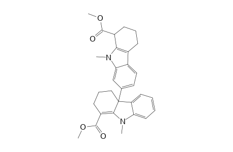 4a-(8-carbomethoxy-9-methyl-5,6,7,8-tetrahydrocarbazol-2-yl)-9-methyl-3,4-dihydro-2H-carbazole-1-carboxylic acid methyl ester