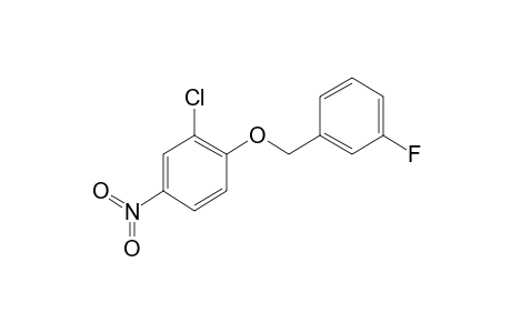 2-Chloro-1-(3-fluorobenzyl)oxy-4-nitro-benzene