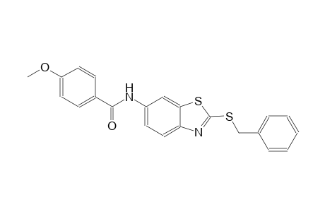 N-[2-(benzylsulfanyl)-1,3-benzothiazol-6-yl]-4-methoxybenzamide