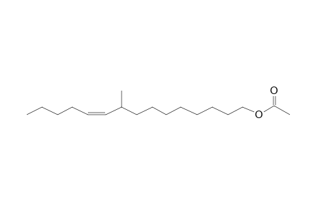 9-Methyl-Z-10-pentadecen-1-ol acetate