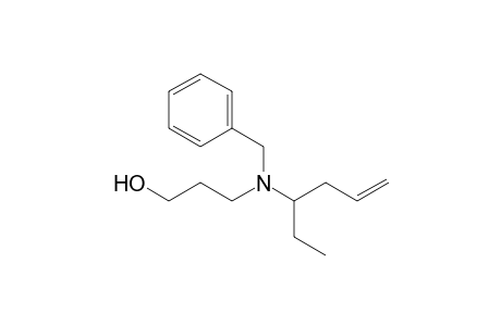 3-[(N-(1'-Allylpropyl)-N-benzylamino]-1-propanol