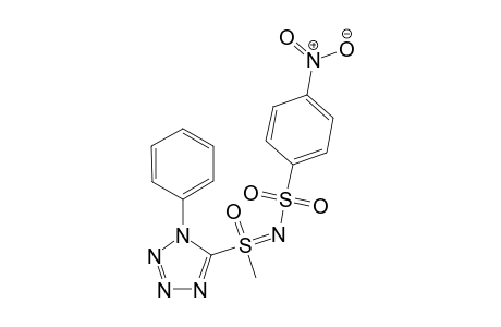 N-(4-Nitrobenzenesulfonyl) methyl [5-(N-phenyltetrazolyl)] sulfoximine