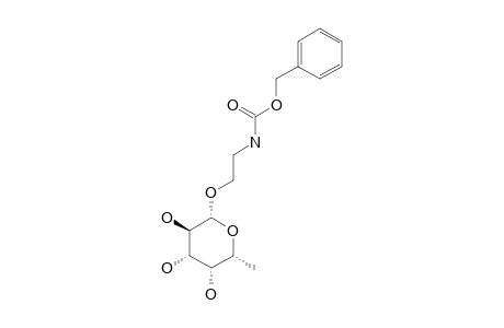 2-(BENZYLOXYCARBONYL)-AMINOETHYL-BETA-L-FUCOPYRANOSIDE