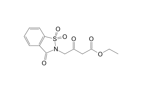 N-[3'-(Ethoxycarbonyl)-2'-oxopropyl]-1,2-benzisothiazol-3(2H)-one - 1,1-Dioxide