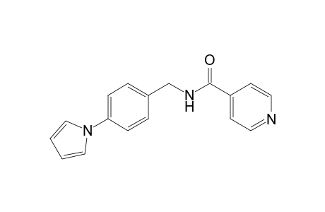 4-Pyridinecarboxamide, N-[[4-(1H-pyrrol-1-yl)phenyl]methyl]-