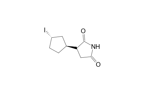 3-(.alpha.-Iodocylopentyl)pyrrolidine-2,5-dione