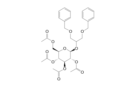 [(2R,3R,4S,5R,6R)-3,4,5-triacetoxy-6-[2-benzyloxy-1-(benzyloxymethyl)ethoxy]tetrahydropyran-2-yl]methyl acetate