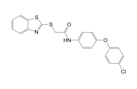 2-(1,3-benzothiazol-2-ylsulfanyl)-N-[4-(4-chlorophenoxy)phenyl]acetamide