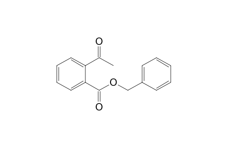 (phenylmethyl) 2-ethanoylbenzoate