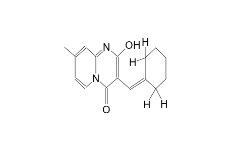 2-hydroxy-3-cyclohexylidene-4-oxo-8-methyl-4,5-dihydropyrimido[1.2-a]pyridine