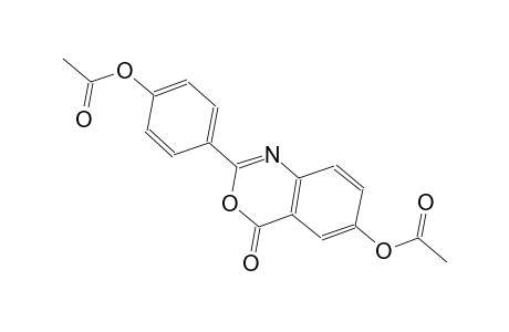 4H-3,1-benzoxazin-4-one, 6-(acetyloxy)-2-[4-(acetyloxy)phenyl]-