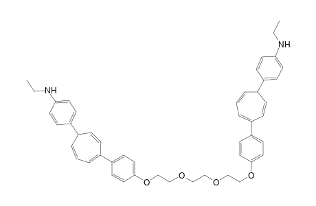 1,8-Bis{4-[5-(4-ethylaminophenyl)-cyclohepta-1,3,6-trienyl]phenoxy}-3,6-dioxaoctane