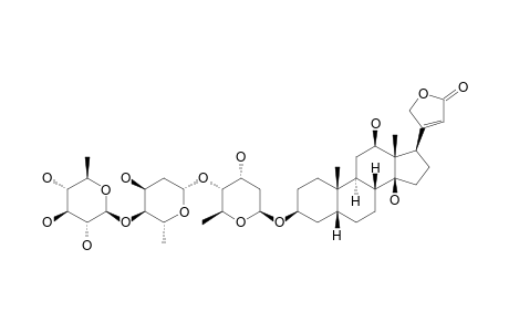 DIGOXIGENIN-3-O-BETA-D-DIGITOXOSIDO-BETA-D-DIGITOXOSIDO-BETA-D-GLUCOMETHYLOSID,(3-BETA-R,5-BETA-H)