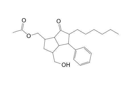 [4-Hydroxymethyl-2-hexyl-3-phenyl-1-oxooctahydropentalen-6-yl]methyl acetate
