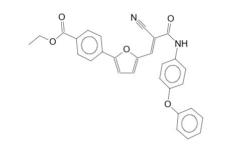 N-(4-phenoxyphenyl)-2-cyano-3-[5-(4-ethoxycarbonylphenyl)-2-furyl]propenamide