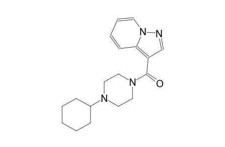 pyrazolo[1,5-a]pyridine, 3-[(4-cyclohexyl-1-piperazinyl)carbonyl]-