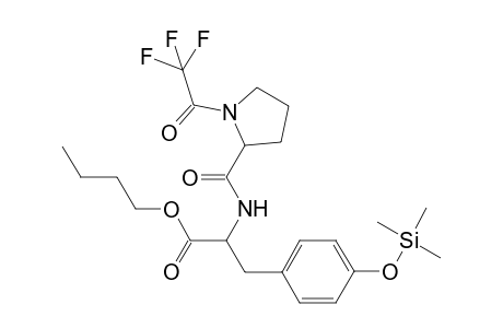 N-TFA-L-prolyltyrosine butyl ester monoTMS