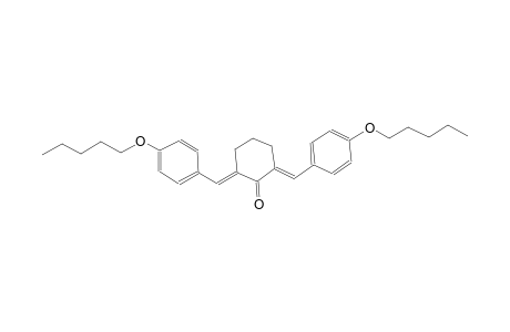 (2E,6E)-2,6-bis[4-(pentyloxy)benzylidene]cyclohexanone