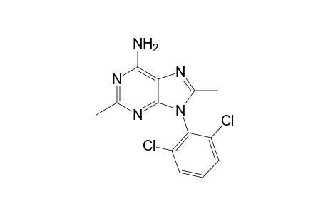 9-(2,6-dichlorophenyl)-2,8-dimethyl-6-purinamine