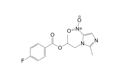 1-(2'-Methyl-5'-nitro-1'H-imidazol-1'-yl)propan-2-yl-4"-fluoro benzoate