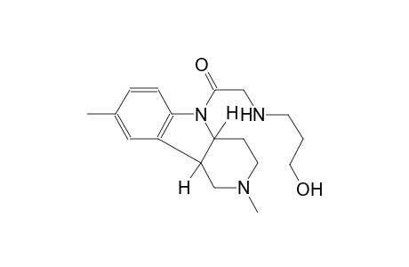 1-propanol, 3-[[2-[(4aS,9bR)-1,2,3,4,4a,9b-hexahydro-2,8-dimethyl-5H-pyrido[4,3-b]indol-5-yl]-2-oxoethyl]amino]-