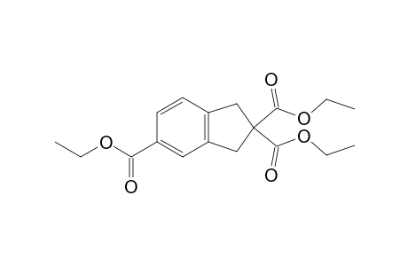 1,3-Dihydroindene-2,2,5-tricarboxylic acid triethyl ester