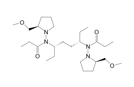 N-{(1S,4S)-1-Ethyl-4-[((R)-2-methoxymethyl-pyrrolidin-1-yl)-propionyl-amino]-hexyl}-N-((R)-2-methoxymethyl-pyrrolidin-1-yl)-propionamide