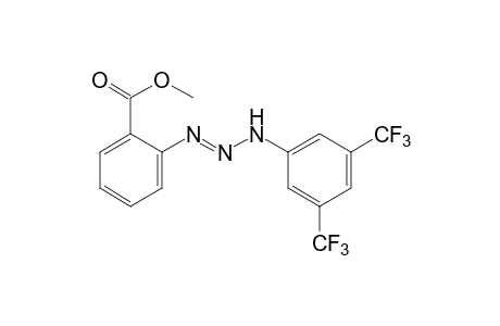 o-[3-(a,a,a,a',a',a'-hexafluoro-3,5-xylyl)-1-triazeno]benzoic acid