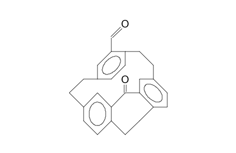 [2](3,7)5H-Dibenzo(A,D)cyclohepten-5-one[2]formyl-paracyclophane