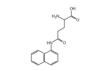 N-1-naphthyl-D,L-glutamine