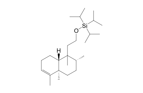 2-[(1S,2R,4aR,8aR)-1,2,4a,5-tetramethyl-2,3,4,7,8,8a-hexahydronaphthalen-1-yl]ethoxy-tri(propan-2-yl)silane