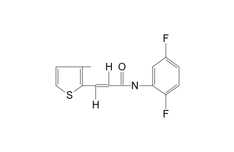 trans-2',5'-DIFLUORO-3-METHYL-2-THIOPHENEACRYLANILIDE