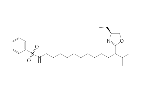(S)-4-Ethyl-2-[1-isopropyl-11-(N-phenylsulfonylamino)undecyl]-4,5-dihydrooxazoline