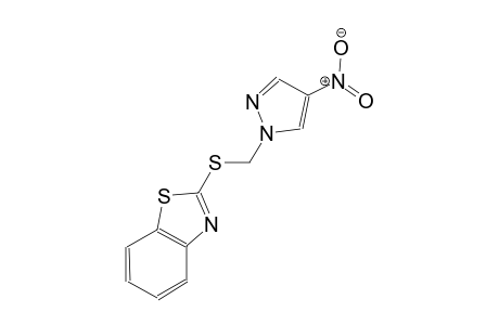 1,3-benzothiazol-2-yl (4-nitro-1H-pyrazol-1-yl)methyl sulfide