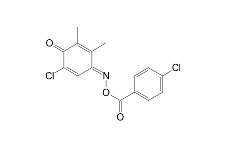 (1E)-5-Chloro-2,3-dimethyl-2,5-cyclohexadiene-1,4-dione 1-[O-(4-chlorobenzoyl)oxime]