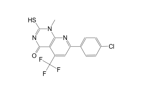 pyrido[2,3-d]pyrimidin-4(1H)-one, 7-(4-chlorophenyl)-2-mercapto-1-methyl-5-(trifluoromethyl)-