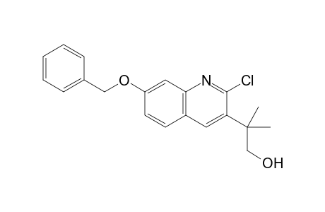 2-[7-(Benzyloxy)-2-chloroquinolin-3-yl]-2-methylpropan-1-ol