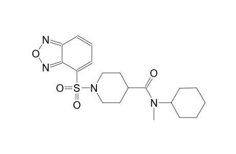 1-(2,1,3-benzoxadiazol-4-ylsulfonyl)-N-cyclohexyl-N-methyl-4-piperidinecarboxamide
