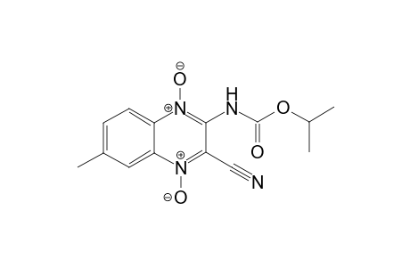 3-( Isopropoxycarbonyl)amino-7-methyl-2-quinoxalinecarbonitrile-1,4-di(N,N)-oxide