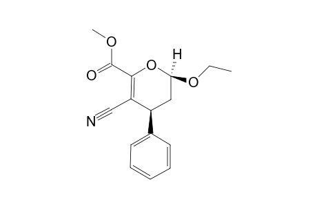 cis-Methyl 5-Cyano-2-ethoxy-4-phenyl-3,4-dihydro-2H-pyran-6-carboxylate