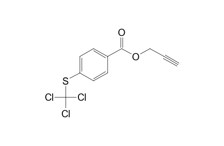 Benzoic acid, 4-[(trichloromethyl)thio]-, 2-propynyl ester