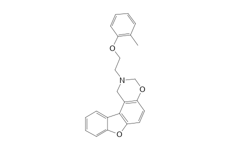 1H-Benzo[2,3]benzofuro[4,5-e][1,3]oxazine, 2,3-dihydro-2-[2-(2-methylphenoxy)ethyl]-