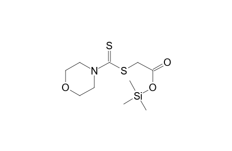 [(4-Morpholinylcarbothioyl)sulfanyl]acetic acid, tms derivative