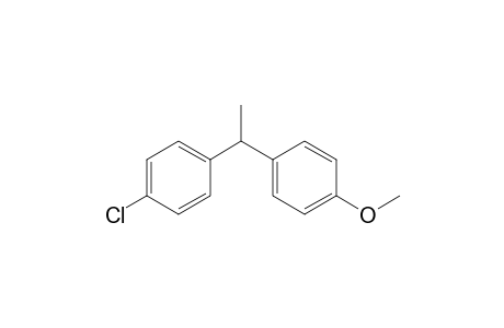 1-Chloranyl-4-[1-(4-methoxyphenyl)ethyl]benzene