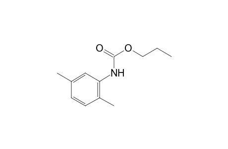 N-(2,5-dimethylphenyl)carbamic acid propyl ester