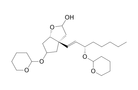 (3aR,6aR)-5-(Tetrahydro-pyran-2-yloxy)-6a-[(E)-(S)-4-(tetrahydro-pyran-2-yloxy)-oct-1-enyl]-hexahydro-cyclopenta[b]furan-2-ol