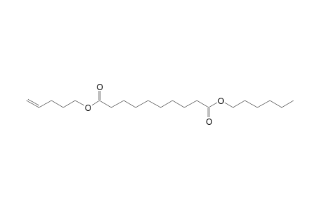 Sebacic acid, hexyl pent-4-enyl ester